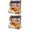 ibasenice Décor Chinoiserie 3 Pièces Bricolage Cottage Mini Jouet Embellissements pour LArtisanat Bébé Poupée Ensemble De Je