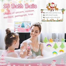 Calendrier de lAvent 2023, Calendrier de l Avent 24 Jours de Bain Calendrier de lavent Fille Calendrier Avent Compte à Rebou