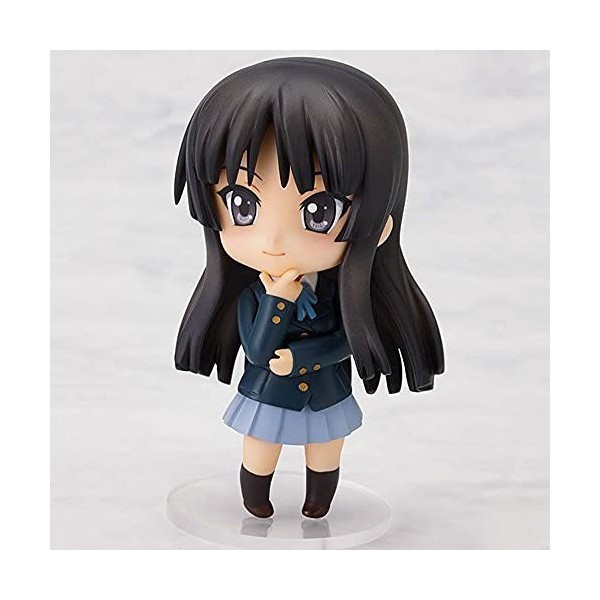 Poupée modèle Akiyama Mio version Q, posture debout, personnage du manga "Light Sound Girl", longueur à la taille et cheveux 