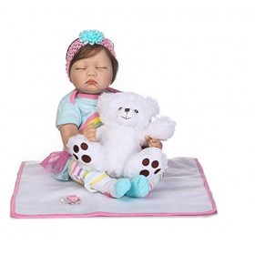 Vinyle souple à la main nouveau-né en silicone poupées pour enfants cadeau danniversaire poupées reborn enfants jouets réali