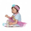 Vinyle souple à la main nouveau-né en silicone poupées pour enfants cadeau danniversaire poupées reborn enfants jouets réali