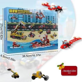 &nbsp;2023 Calendrier de lAvent de blocs de construction pour enfants - 24 jours de plaisir éducatif!