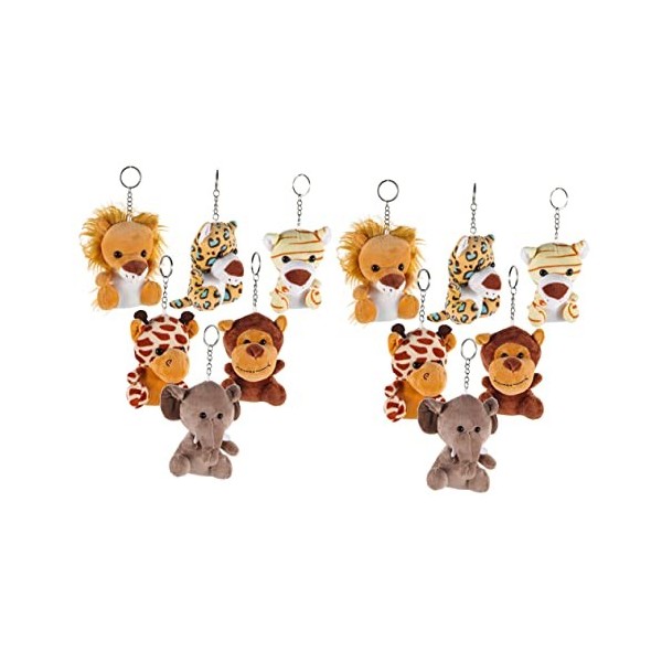 Toyvian 48 Pcs Peluche Pendentif Métal Décorer Poupée