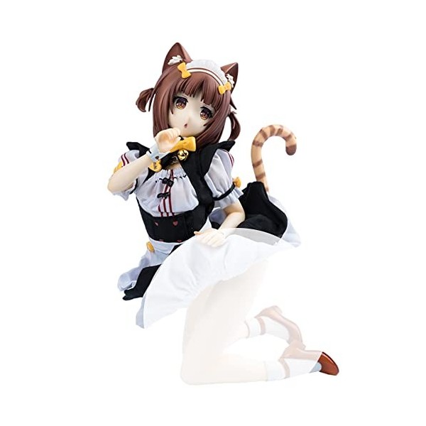 PIELUS Figurine Ecchi Nekopara - Noix de Coco et Azuki - 1/4 Maid Figure danime Fille Statue Jouet Vêtements Amovibles Décor