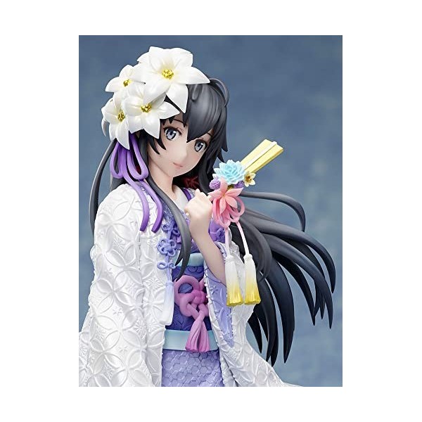 IMMANANT Chiffre danime Yukino Yukinoshita -Kimono Blanc- Figurine Complète 1/7 Figure decchi mignonne Statue de personnage