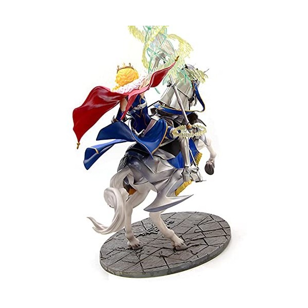 EASSL Matériau PVC de haute qualité personnage de jeu Artoria Pendragon modèle Figure 丨 hauteur environ 45 cm cape fille poup