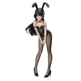 NATSYSTEMS Anime Figure Ecchi Figure Mai Sakurajima Bunny Ver. Figurine complète 1/4 Version souple Anime Collectibles Mignon