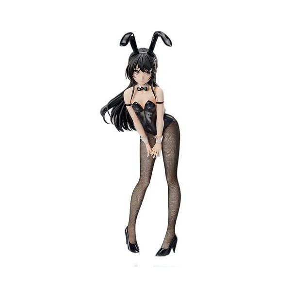 NATSYSTEMS Anime Figure Ecchi Figure Mai Sakurajima Bunny Ver. Figurine complète 1/4 Version souple Anime Collectibles Mignon