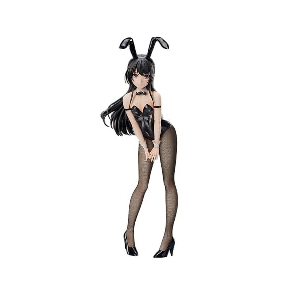 NATSYSTEMS Anime Figure Ecchi Figure Mai Sakurajima Bunny Ver. Figurine complète 1/4 Version souple Anime Collectibles Mignon