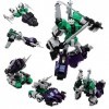 SPIRITS JUNSt Transformbots Toys MFT Trailblazer Series MF-27G Bleu/Vert Poupée daction Beast Varja Ninja à Six Faces, Une P