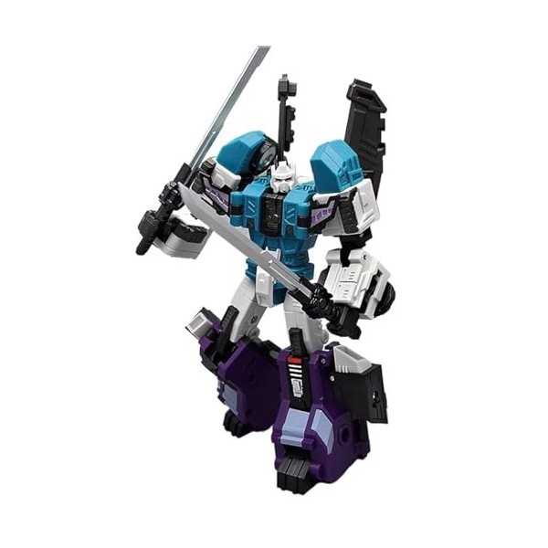 SPIRITS JUNSt Transformbots Toys MFT Trailblazer Series MF-27G Bleu/Vert Poupée daction Beast Varja Ninja à Six Faces, Une P