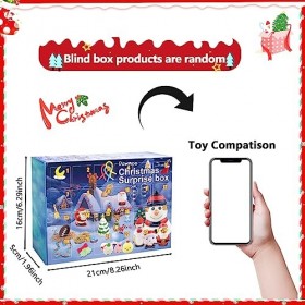 2023 Calendrier de lAvent de Noël Calendrier De Lavent Bebe 24 animaux de Noël pour garçons, filles, enfants et tout - peti