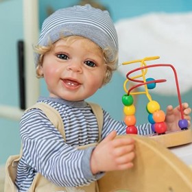 22 Pouces Reborn Poupées en Silicone Corps Complet Réaliste Enfant en Bas Âge Garçon Réaliste Nouveau-Né Taille De Bébé Anato