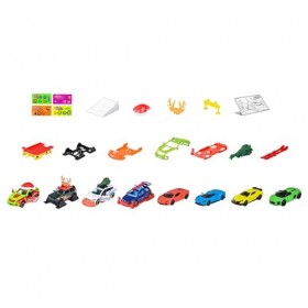 Majorette - Calendrier de lAvent - 24 Fenêtres - 8 Véhicules Die Cast Dont 5 Exclusifs - Accessoires - Dès 3 Ans - 212051026