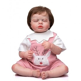 Reborn Bébé Poupées Dormir Filles 20 Pouces Reborn Pondéré Bébé Poupée Fille Doux Rêve Vie comme