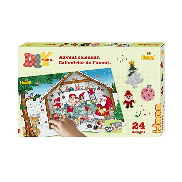 Hama- Boite Calendrier de lavent, 3046