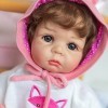 55 Cm Reborn Baby Dolls Real Looking Girls 22 Pouces Adorable Reborn Doll Nouveau-Né Taille Filles À La Main Réaliste Poupées