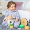 Reborn Baby Dolls Full Silicone 22 Pouces Réaliste Enfant en Bas Âge Poupée Garçon Imperméable Réaliste Bébé Poupées Qui Semb