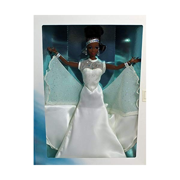 MATTEL BARBIE poupée AFRICAINE noire ou métisse - STARLIGHT DANCE COLLECTION CLASSIQUE - robe blanche - DISIGNER CYNTHIA YOUN