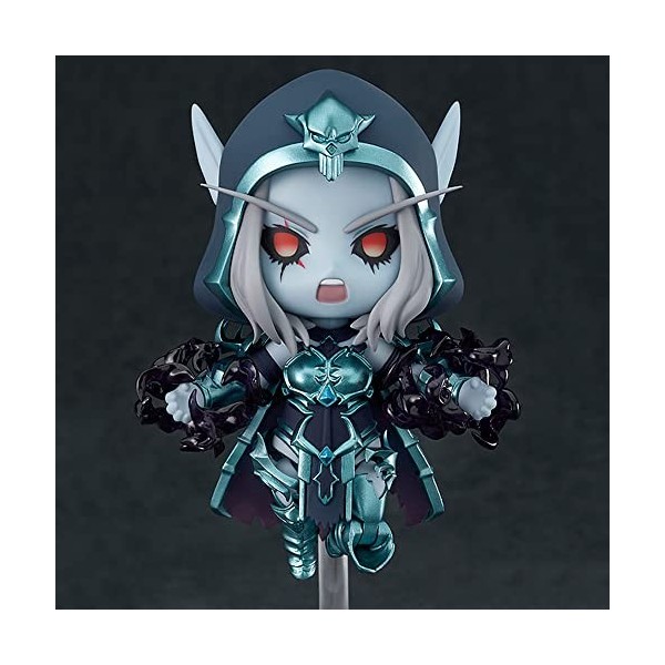 Poupée Sylvanas Windrunner Q Version 丨 Forme dynamique, Design mobile 丨 Matériau PVC, Peinture de haute qualité 丨 Décoration 