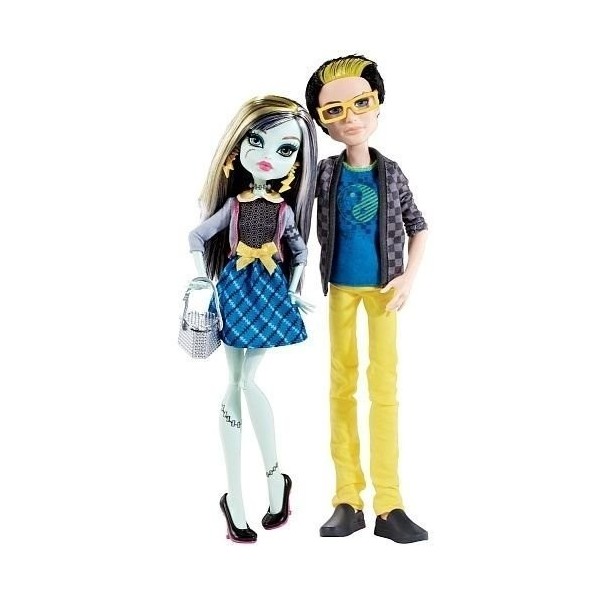 Monster High Picnic Casket Lot de 2 casket Jackson Jekyll and Frankie Stein by Mattel TOY English Manual 