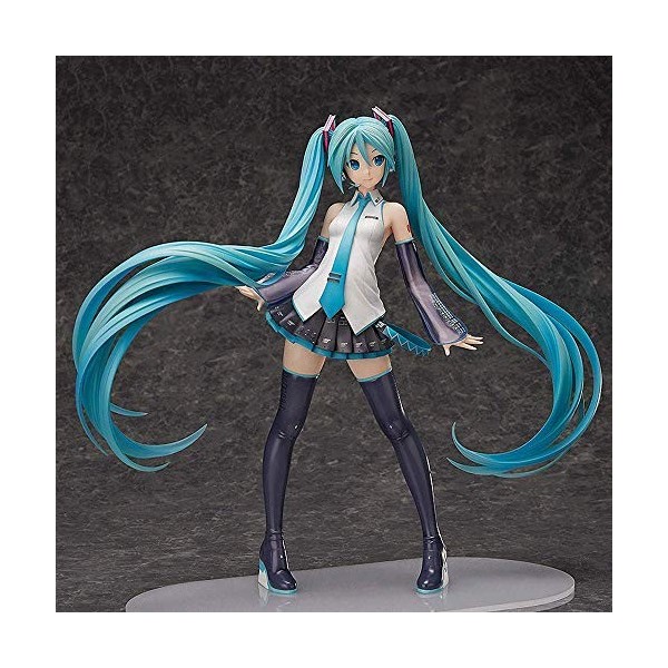 JJRPPFF Figurine Hatsune Miku, modèle de Chanteur virtuel de 17,7 Pouces, poupée Vocaloid V3 Grande Hatsune 1/4, Image de Fil