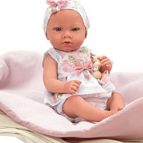 Poupée Reborn Arias 38 cm Inna Rose avec Couverture