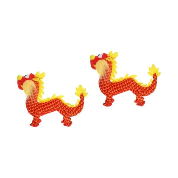 ibasenice 5 Pièces Dragon en Peluche Jouet Enfants Jouet Truc Animal Pépinière Dragon Jouet en Peluche Ornement De Noël Petit