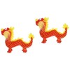 ibasenice 5 Pièces Dragon en Peluche Jouet Enfants Jouet Truc Animal Pépinière Dragon Jouet en Peluche Ornement De Noël Petit