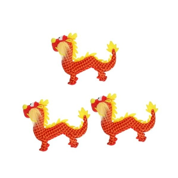 ibasenice 5 Pièces Dragon en Peluche Jouet Enfants Jouet Truc Animal Pépinière Dragon Jouet en Peluche Ornement De Noël Petit