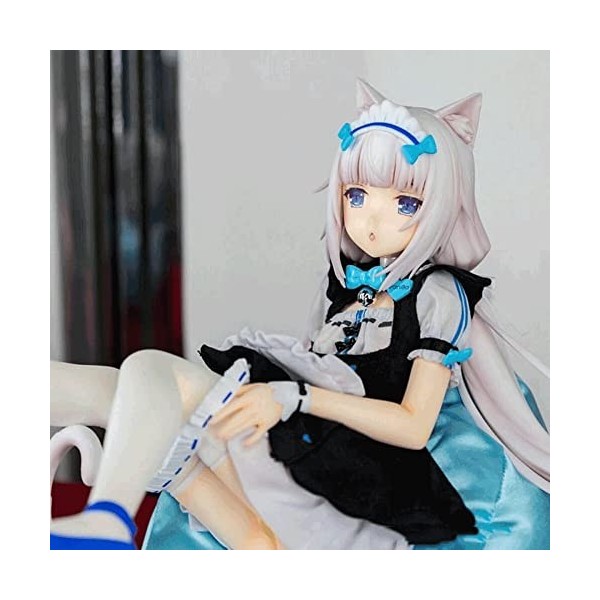 RIZWELLA Ecchi-Figure Maid Vanilla-Soft Ver. Vêtements détachable Anime Figure Mignon Dessin animé poupée dodue Statue H 10.2