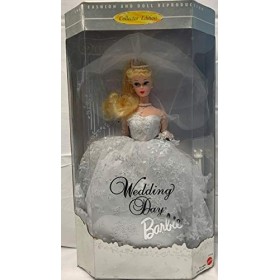 Barbie poupée Blonde - 1960 Fashion and Doll Reproduction Editon Collector - Wedding Day - Robe Blanche DE Mariee - Le Mariag