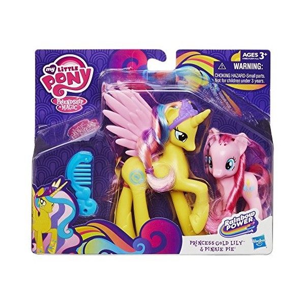 My Little Pony Princess Gold Lily and Pinkie Pie Figures