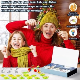 Calendrier De LAvent 2023, Puzzle-Calendrier De Solutions Avec 12 Puzzles équilibrés, 6 Puzzles En Métal Et 6 Puzzles En Pla