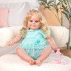 HLILY Reborn Baby Dolls, RéAliste Bebe Reborn Fille Simulation Vinyl Soft Silicone PoupéE Reborn Girl Boy Gift pour Lâge De 