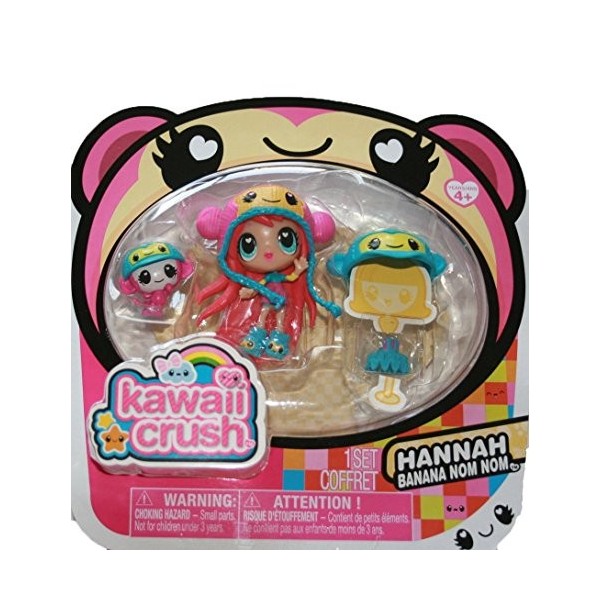 Kawaii Crush Hannah Banana Nom Nom Cuddly Pet Collection by Spin Master TOY English Manual 