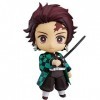 La lame de Ghost Slayer Tanjiro Zhanmen Q Version Doll 丨 Formes variables, vives et mignonnes 丨 Matériau PVC 丨 Décoration de 