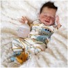 OxaLA Reborn Baby Dolls Dormir Reborn Bébé Garçon/Fille Poupées 18 Pouces Réalistes Bébé Poupées Doux Vinly Silicone Corps Co