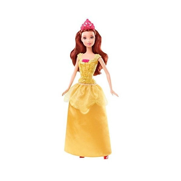 Disney Princesses - BBM23 - Poupée Mannequin - Belle Paillettes