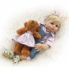 Poupées Reborn pour Tout-Petits, Poupée Bébé Réaliste 48 cm 19" Full Handmade Body Silic, Jouet de Bain Bébé Filles Reborn Ne