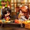 WENCY Heaven Officials Blessing Anime Figure Toys Xie Lian and Hua Cheng Q Version Figurine, Livrée avec Une Scène De Acryli