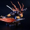 Demon Slayer Anime Agatsuma Zenitsu Figurine illuminée, figurines en PVC, statue à collectionner, jouets de poupées, cadeau d