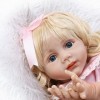 HAMIMI 60cm 24inch Reborn Baby Dolls Poupées de Renaissance du Corps en Silicone Souple Fait à la Main Réaliste pour 3-10 Cad