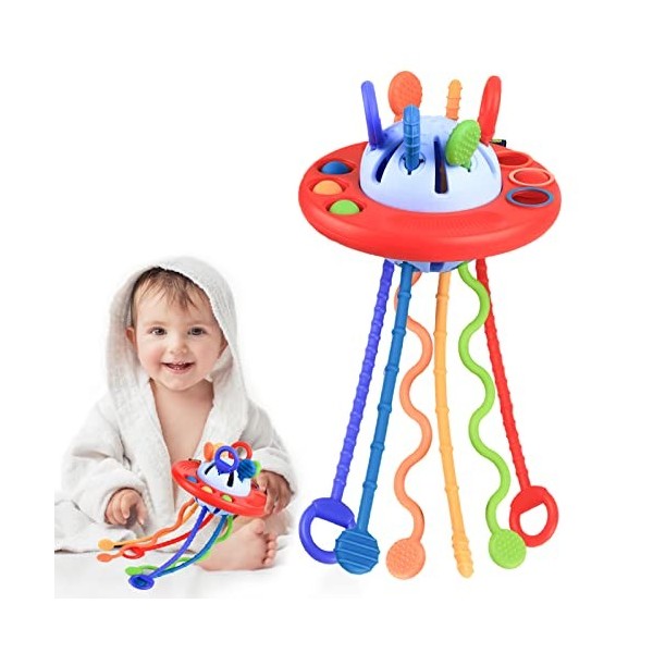 Montessori Jouets à partir de 1 an, jouets pour bébé, jouets à suspendre, jouets pour garçons et filles, jouets sensoriels, j