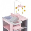 Table à langer poupon poupée Polka Dots Princess rangement bois jeux TD-0203AG