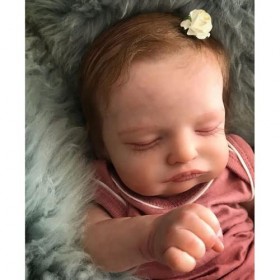 Reborn 19 Pouces 48 Cm Reborn Bébé Poupée Réaliste Bébé Poupée Fille Enfant en Bas Âge Poupée Jouet