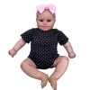 Poupées Reborn en Silicone Souple Et Vinyle pour Bébé Fille, Poupée Bébé Vivante, Poupée Réaliste, Cadeaux De Noël 60 Cm, Ye