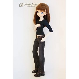 Petite Marie Japan for 1/4 Poupée 16" 40 cm MDD Mini Dollfie Dream BJD Okayama Kojima Traçage Vintage Straight Jeans Taille