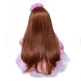 60CM bébé Fille poupée Boneca Reborn Bambin Corps en Tissu de Silicone Souple réaliste Bebe poupée Reborn