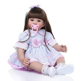 60 CM Grande Taille Silicone Reborn bébé poupées Jouets Tissu Corps garçon Reborn Bambin bébés Nouveau-nés poupées pour Enfan